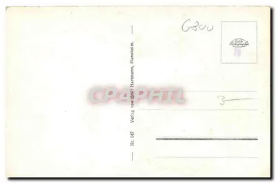 Mannheim — vista aérea geral — Verlag von Emil Hartmann, Mannheim, n° 947 — Verso