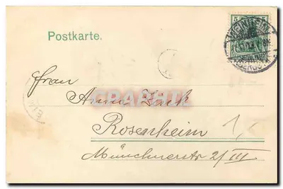 Heidelberg, visto da Firschgasse — Brück & Sohn, Meisenheim, n°145 — Verso