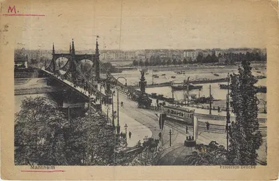 Mannheim — Friedrich-Brücke — editor desconhecido