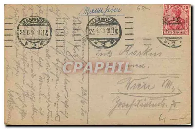 Mannheim — Friedrich-Brücke — editor desconhecido — Verso