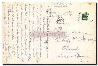 Mannheim — vista geral — Verlag Emil Hartmann, n° 947 — Verso