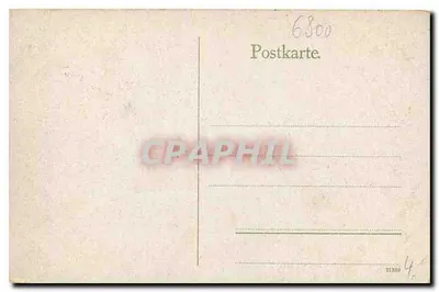 Mannheim — Hafenpartie — editor não identificado, n° de série 6800 — Verso