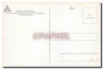 Schloss Heidelberg — Część z dziedzińca zamku (Dzwonnica, budynki Otto Heinricha i Glässaalbau) — DJH-Landesverband Baden — Rewers