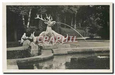 Schlossgarten Schwetzingen — Hirschgruppe — Photographie u. Verlag Fritz Zoch