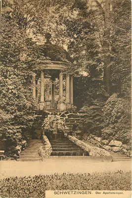 Schwetzingen. O Templo de Apolo — editor Otto von Olto, série 683