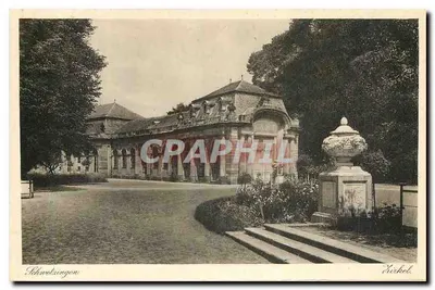 Schwetzingen — Castelo e monumento — Verlag Otto Schwarz Naeßig, Schwetzingen