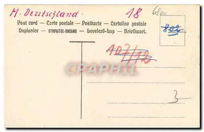 Mannheim. Parte no Parque da Cidade com Observatório e Igreja dos Jesuítas. — Verso