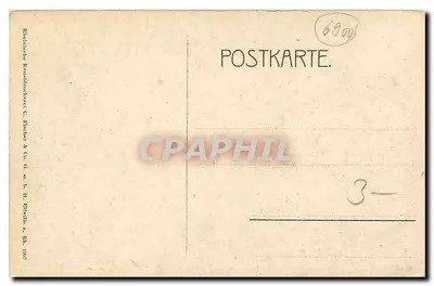 Heidelberg — o grande barril — editor G. Pfeiffer & Cie, n° 3- — Verso