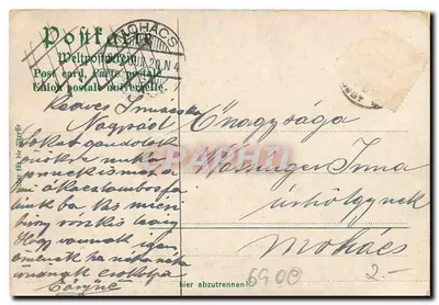 Heidelberg z zamkiem — widok z zamku i miasta — Norddeutscher Lloyd Bremen, numer serii nie widoczny — Rewers