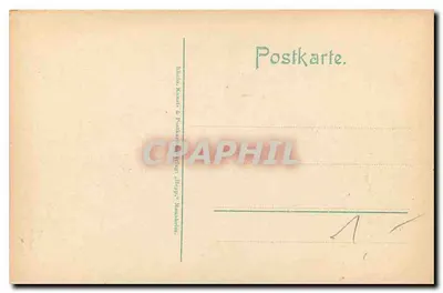 Heidelberg. Castelo v. d. Zerrasse. — Ruínas de um castelo em uma colina arborizada — editor: Johann Knorr & Postkarten-Verlag « Stepp » Mannheim — Verso