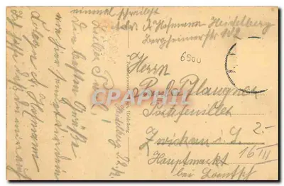 Alt-Heidelberg — Pont sur la Neckar — éditeur non identifié — Rewers