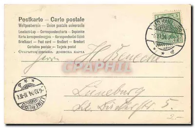 Okerthal — Romkerwasserfall — Uitgever M. Büllow, Harzburg, nr. 1772/11 — Achterkant