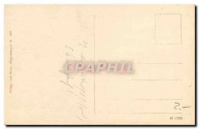 Okertal no Harz — Cascata „Romkerhall“ — Verlag Carl Greve, Blankenburg a. H. — Verso