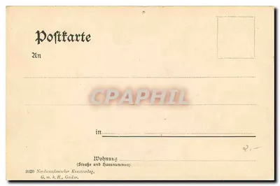 Część Okerthal — krajobraz leśny z potokiem — Nordwestdeutscher Kunstverlag, G.m.b.H., Göttingen — Rewers