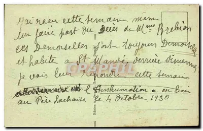 Granville — Plat-Gousset w Dzień Burzy — Wydawnictwo A. Bernard, Departament 52 — Rewers