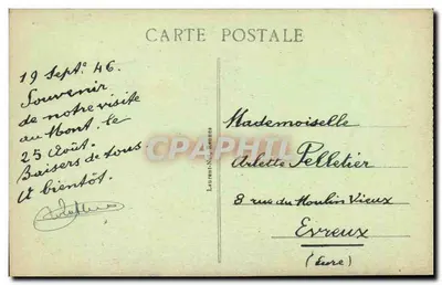 O MONT-SAINTE-MIQUEL — Lado Sul — Laurent-Né, n°168 — Verso