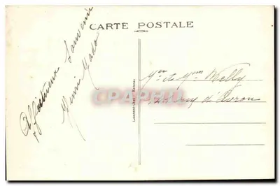 Mont Saint-Michel — Strona Południowa — wydawca Laurent, n° 352 — Rewers