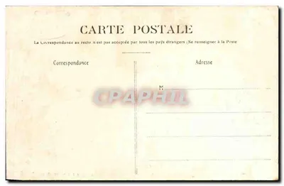 Boursault — Stary Zamek — J. Bracquemart, wyd., Épernay — Rewers