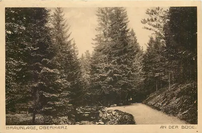 Braunlage, Oberharz — An der Bode — editor não identificado