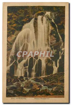 Bad Harzburg — Radau-Wasserfall — editor R. Lodia-Lojesu-Druckerei, n° 15