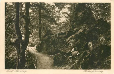 Bad Harzburg — Philosophenweg — Kunstvertriebsanstalt Bruno Hanhamann, Cassel, n° 12116