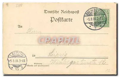 Forellensprung — cachoeira nas florestas do Harz — editor: Klemm & Luth, Megedburg, n° 353 — Verso