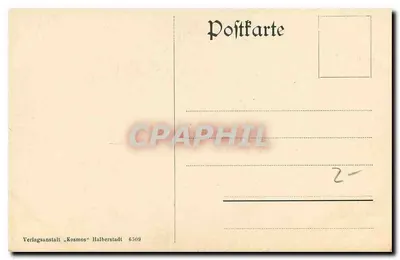 Okertal — wejście do dużej Oker — Wydawnictwo „Kosmos“ Halberstadt 6509 — Rewers