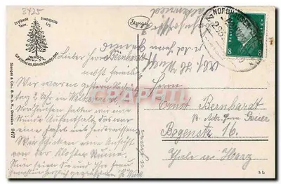 Walkenried (Harz) — Ruínas e Igreja do Mosteiro — Stengel & Co. n° 3425 — Verso