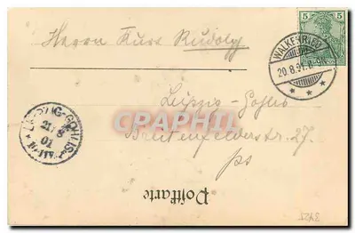 Doppelter Kreuzgang — Halberstadt — Postkarten-Verlagsanstalt „Kosmos“ — Verso