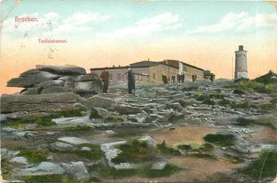 Brocken — Teufelskanzel — R. Lederwagen, Halberstadt