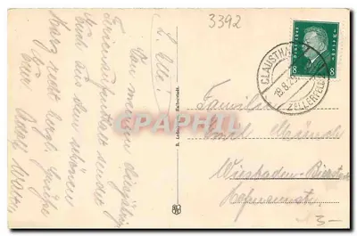 Johanneseer Kurhaus przy Zellerfeld (Harz) — widok panoramiczny — wydawca nieznany — Rewers