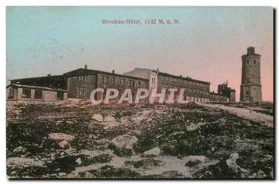 Brocken-Hôtel, 1142 M. ü. M. — editor Verlag Frau C. Bittning