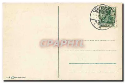 Bad Harzburg com o Burgberg — vista panorâmica — editor Louis Diabler (República Federal da Alemanha) — Verso
