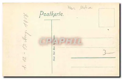 Gruss aus dem Harz — Louis Glaser, Leipzig — n° 4299 — Verso