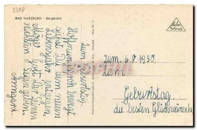 Bad Harzburg — Kolej górską — Hupfer-Tiefdruck & Co. - Har 93-4 — Rewers