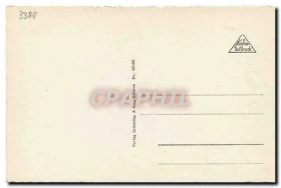 Bud Harzburger - Steingarten com Burgberg — Verlag Schnöing & Co., Lübeck — Verso