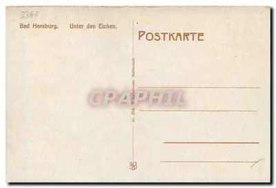 Bad Harzburg — Unter den Eichen — R. Leberbogen, Hallenserstadt — Verso