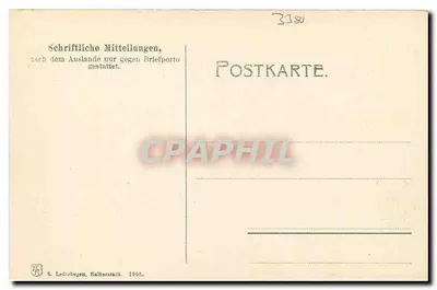 Goslar — Kaisersaal — R. Lederbogen, Halberstadt — Verso