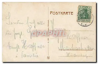 Goslar — Kaiserhaus — editor Hahnbogen, n° 289 — Verso