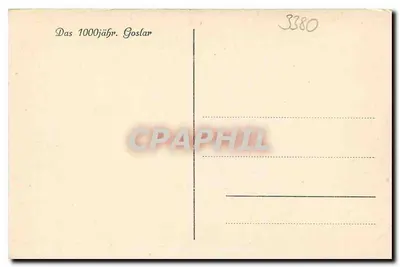 Goslar — Igreja de Frankenberg / Púlpito — editor desconhecido, n° de série 3380 — Verso
