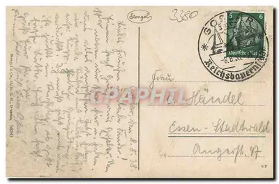 Goslar przy Harzu — Butterhanne — wydawca Stengel, nr 3380 — Rewers
