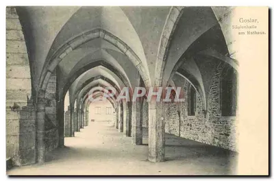 Goslar, Säulen-halle am Rathaus — editor Nordwestdeutscher Kunstverlag, G.m.b.H., Goslar