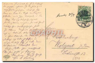 Goslar a. Harz — Igreja do Mosteiro Neuwerk — editor não identificado, número de série não visível — Verso
