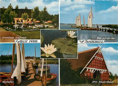 Dümmer - Vista do lago e do vilarejo - L. Schomaker jr.