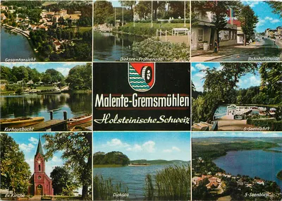 Malente-Gremsmühlen — Holsteinische Schweiz — vista panorâmica e locais turísticos