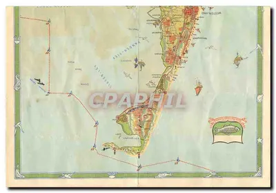 Sylt — Mare Sole Sabbia — Falk G.M. Hambourg-Spreinkenhorf — Verso
