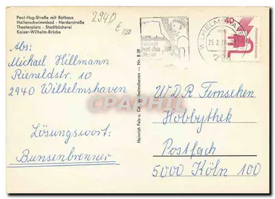 Nordseebad Wilhelmshaven — widok panoramiczny — Fels u. Co. Nr. B 39 — Rewers