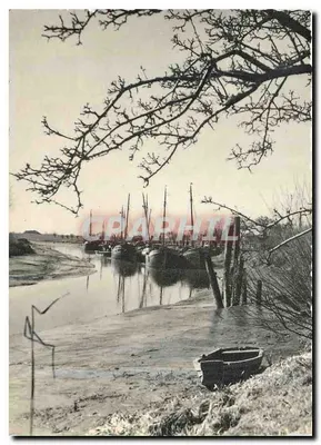 An der Unterelbe bei Stade — vista do rio — editor Adolf Kordt, Albußen 13