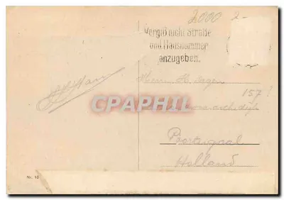Hamburg — Hala — wydawca nieznany, nr seryjny 10 — Rewers