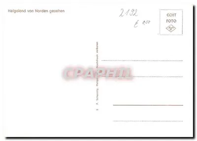 Helgoland — widok z północy — F. Schensky, Helgoland — Rewers